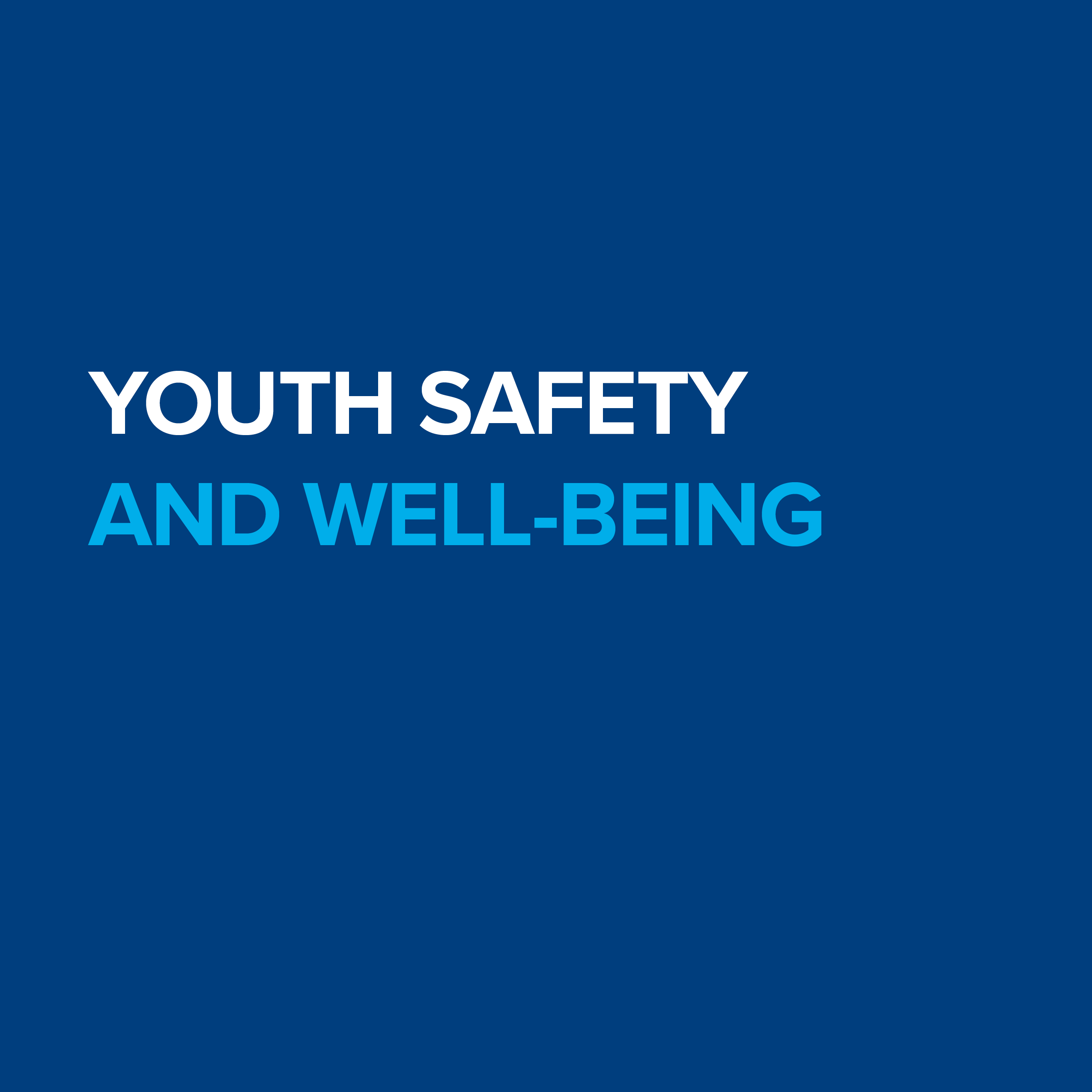Youth Safety & Well-Being